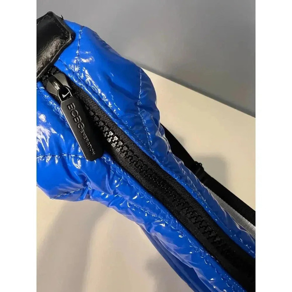 NWT BCBGENERATION Blue Puffer Crossbody Bag - Picture 8 of 11